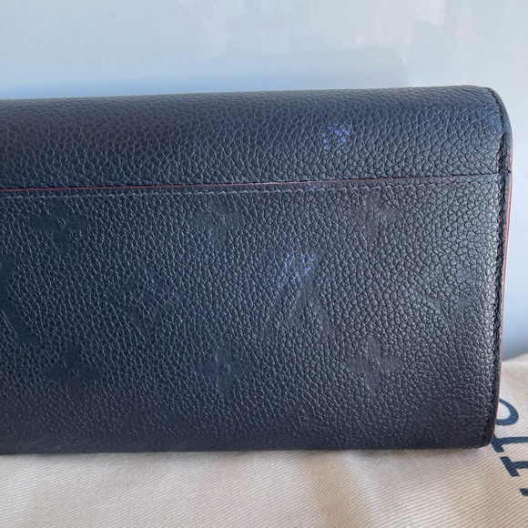 Louis Vuitton Sarah Wallet in Marine Rouge - Picture 5 of 14